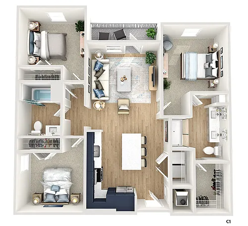 Floor plan C1