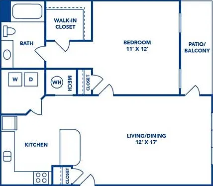 1 Bedroom | 1 Bath | 667 SF 1 Bedroom | 1 Bath | 667 SF