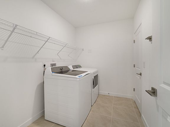 Convenient laundry room