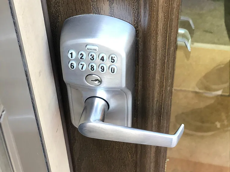 Key code for home entry