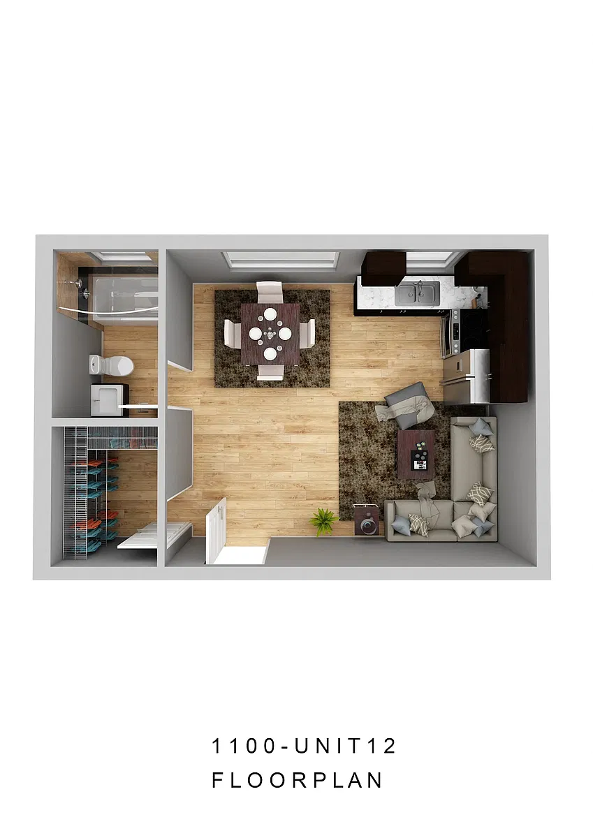 Floor plan Depot Lenox Location 1100-17
