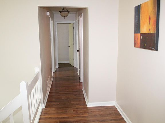 3 bedrooms 2 baths upstairs. 1 bath in master bedroom