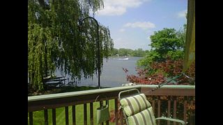 summer day view from deck