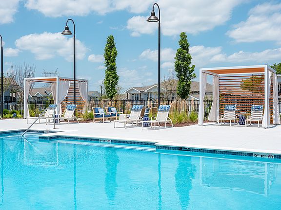 Shaded Poolside Cabanas
