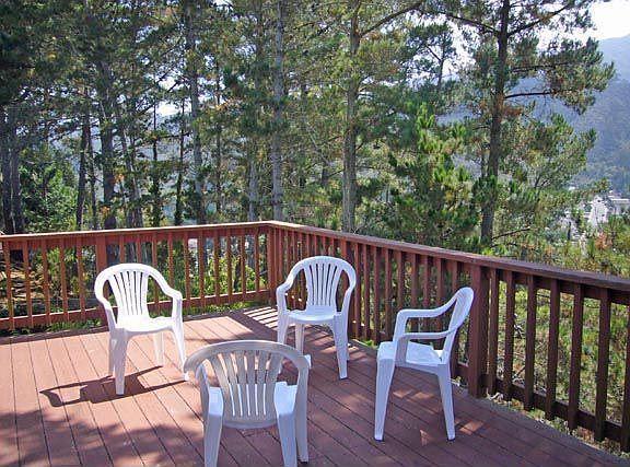 Large deck with views