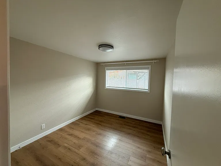 Available unfurnished bedroom with closet
