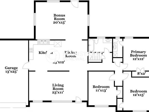primary bedroom