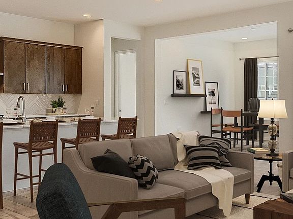 Amber Light Great Room, Kitchen Dining - Virtual