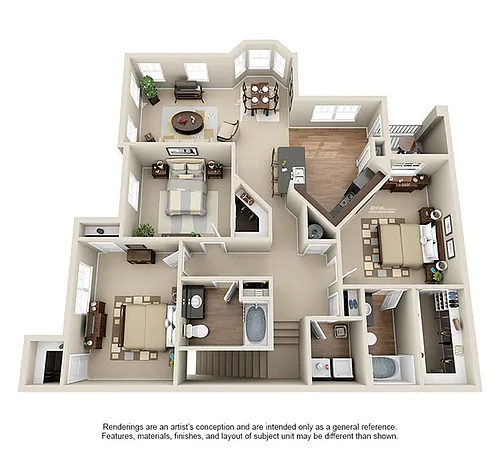 Floor plan C2 Large Garage