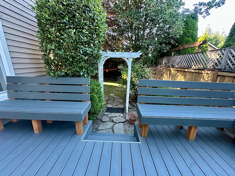 Steps to backyard