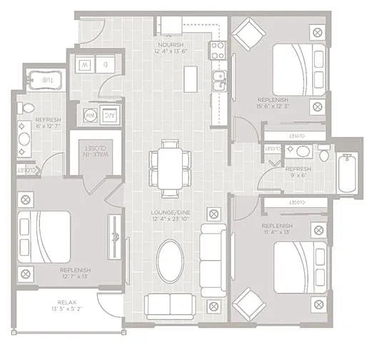Floor plan Vessel