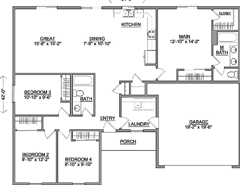 4 bed, 1623 sqft, $2,350 — Photo 2