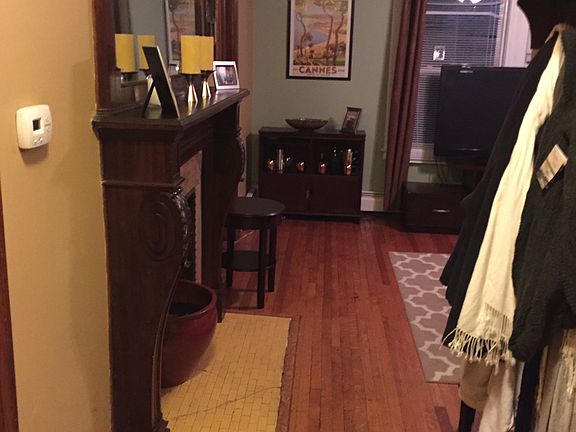 Entry hallway and closet