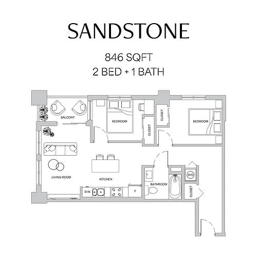 Floor plan 606