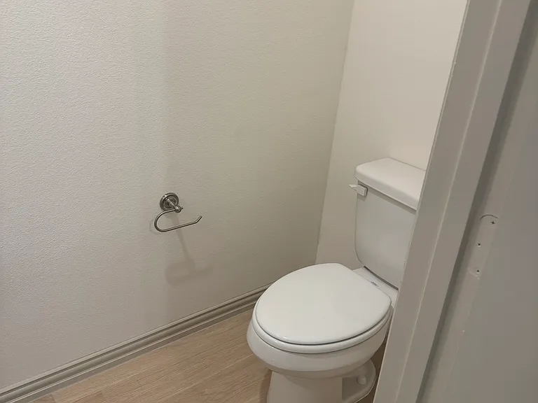 Powder room toilet