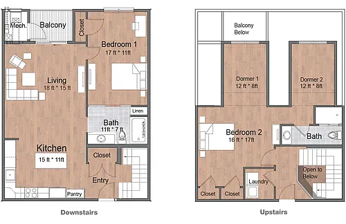 Floor plan 2x2AcTH