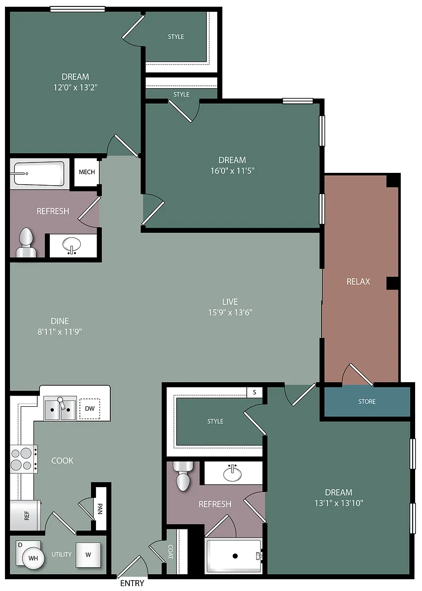 Floor plan C2A