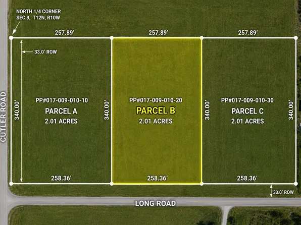 Long Road B Parcel V/l, Howard City, MI 49329