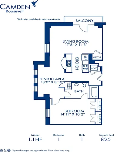 Floor plan 1.1HF