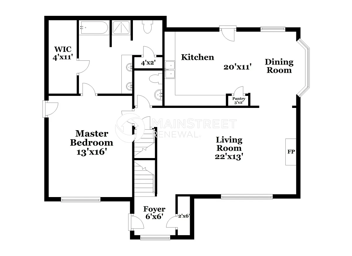 Floor Plan - 345 River Walk