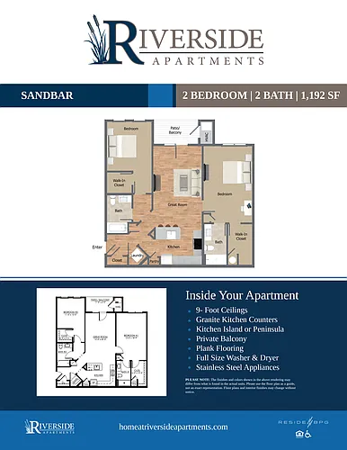 Floor plan Sandbar