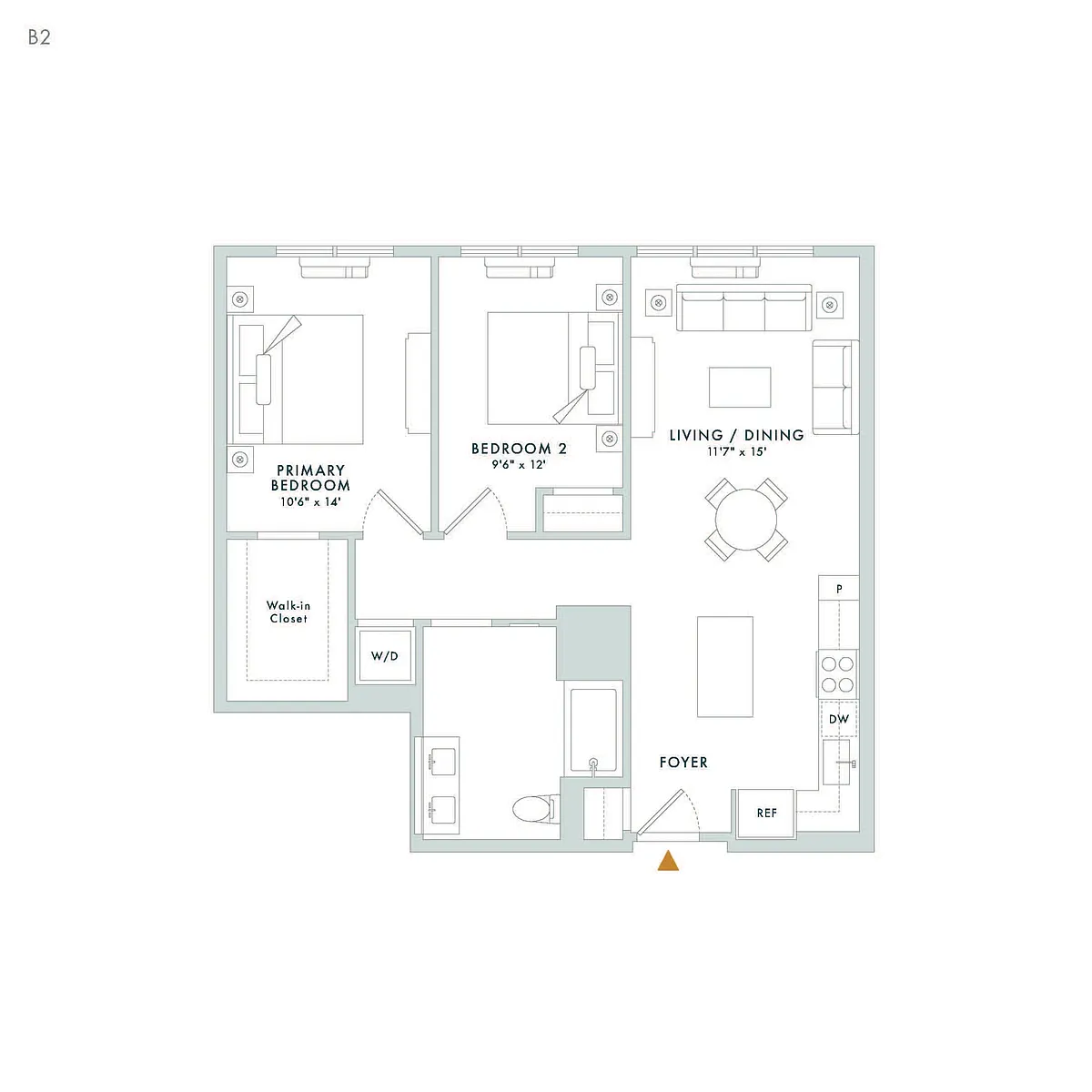 Floor plan B2