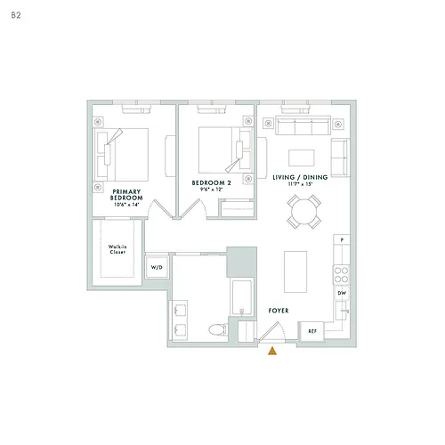 Floor plan B2