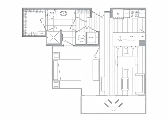 Floor plan Eaton 1