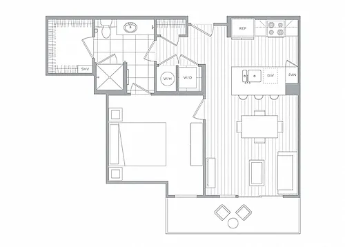 Floor plan Eaton 1