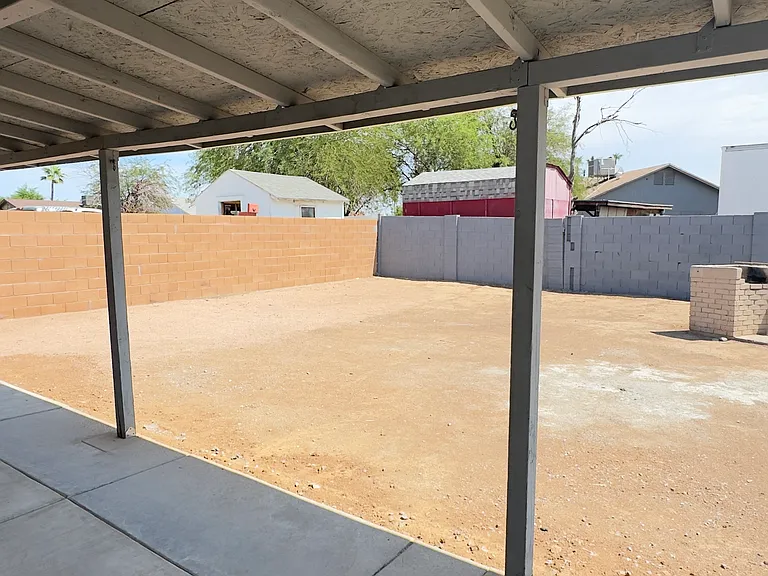Back patio