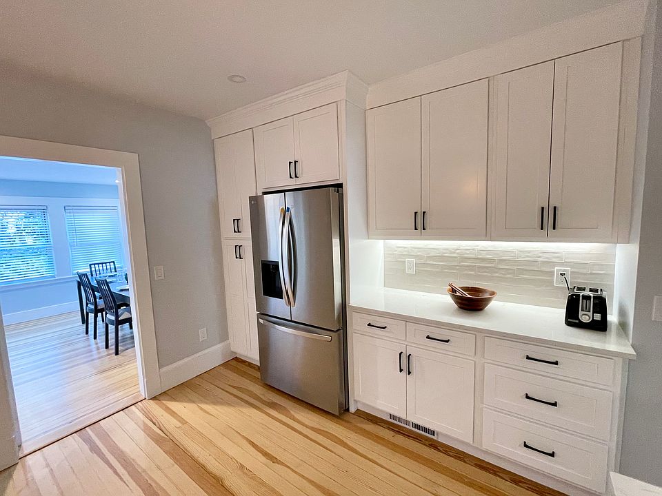 36" counter depth fridge and full size pantry
