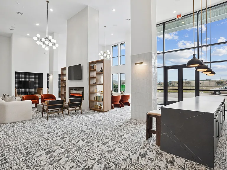 Clubhouse with Lounging Areas