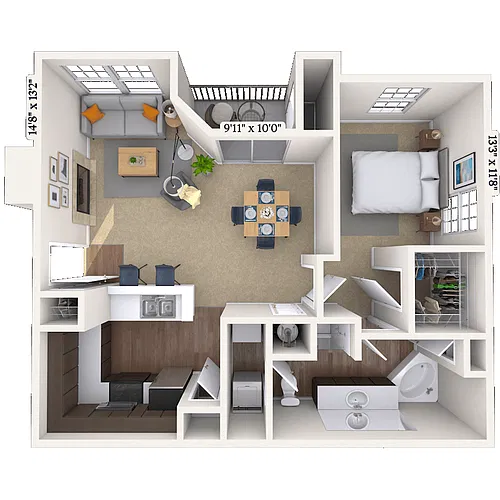 Floor plan Catamaran