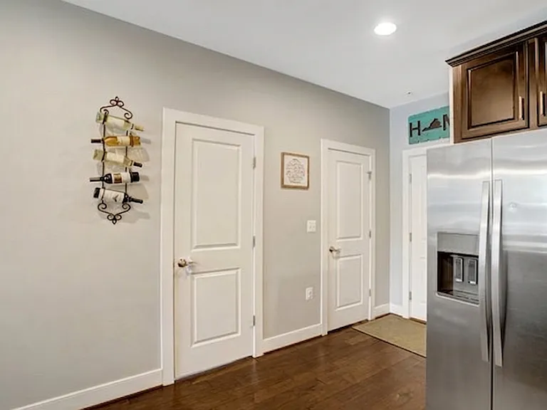 Bathroom on Left and Pantry on Right