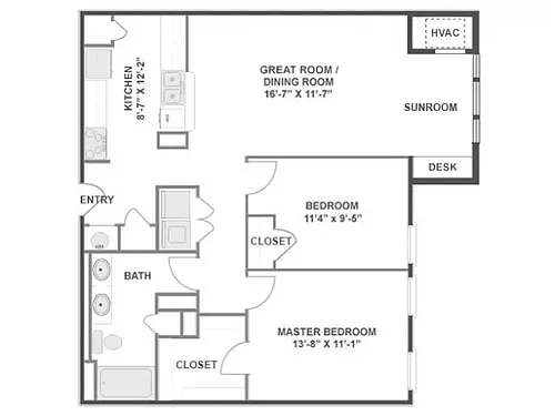 Floor plan Cypress Point SR