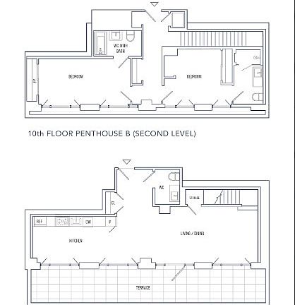 2nd image of 517 W 29th St Penthouse B