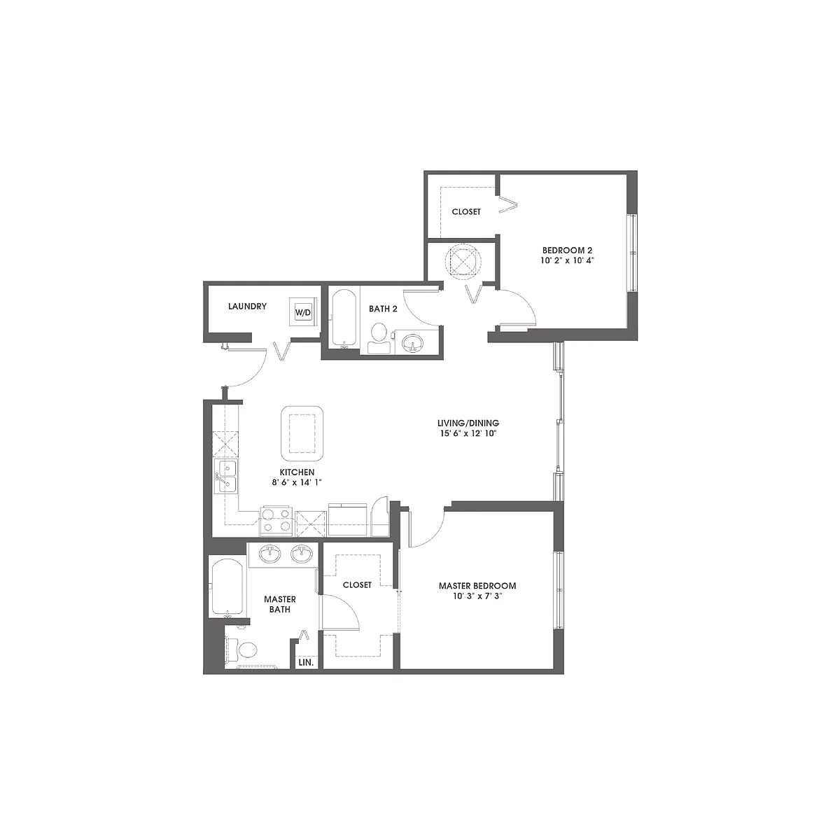 Floor plan Delray