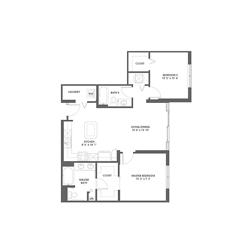 Floor plan Delray