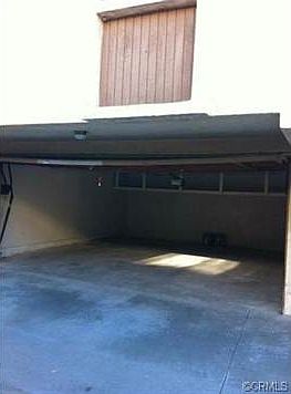 Inside garage
