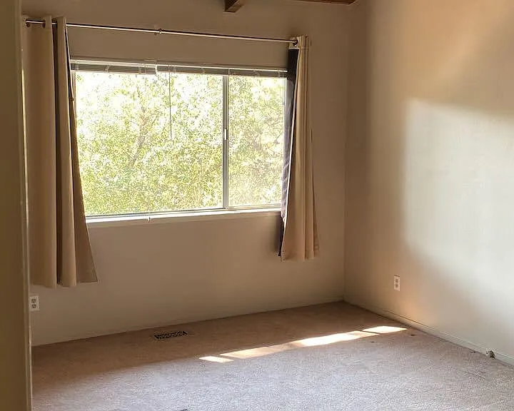 11.5'x17' bedroom, south facing window