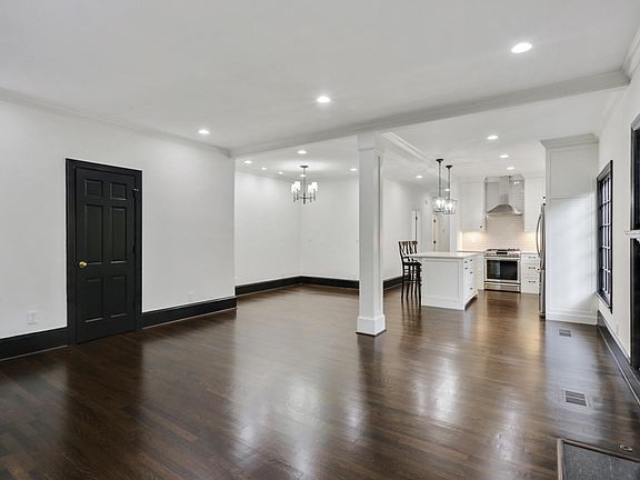 Open Concept Living Space _ Living Room, Dining Room, and Kitchen