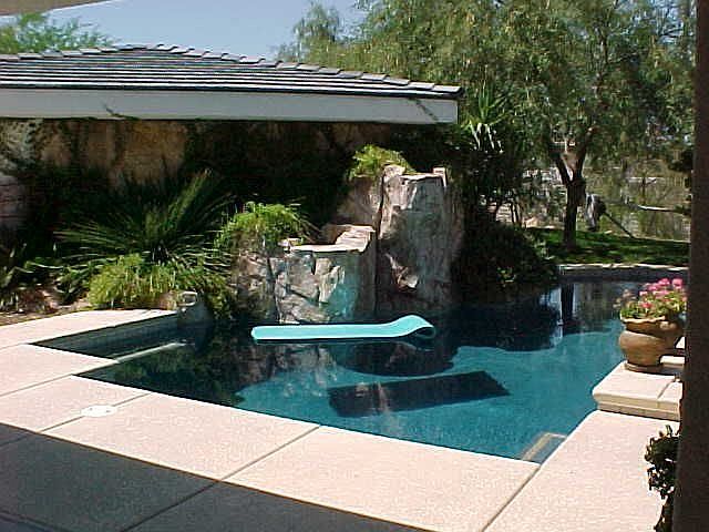 Pool and Waterfall
