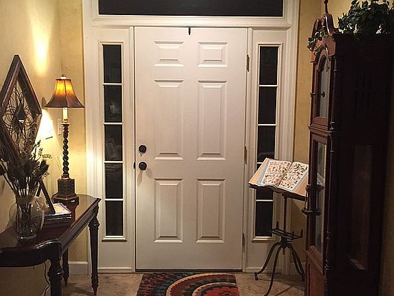 Welcome! Inside front entry 