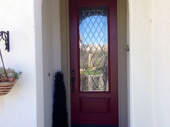 Custom front door 3/4 glass