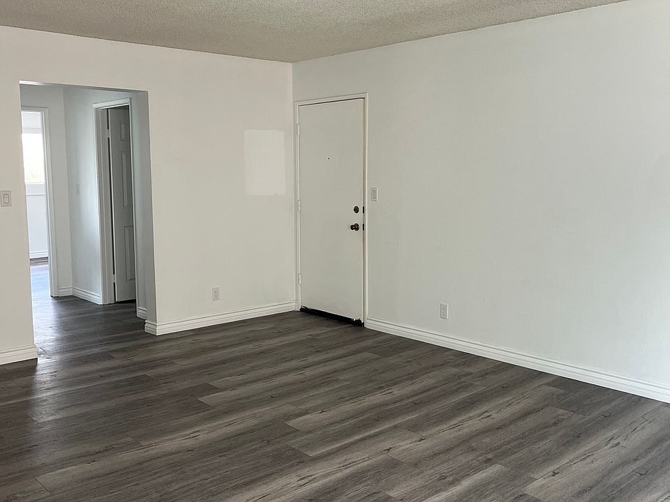 Partial living room & entrance door.