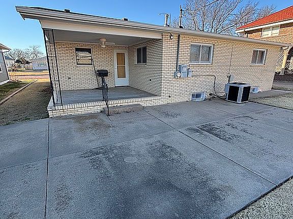 Back porch and patio