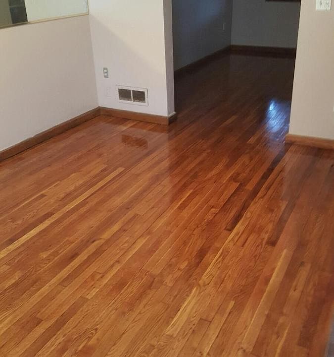 Refinished wood floors in LV/DR