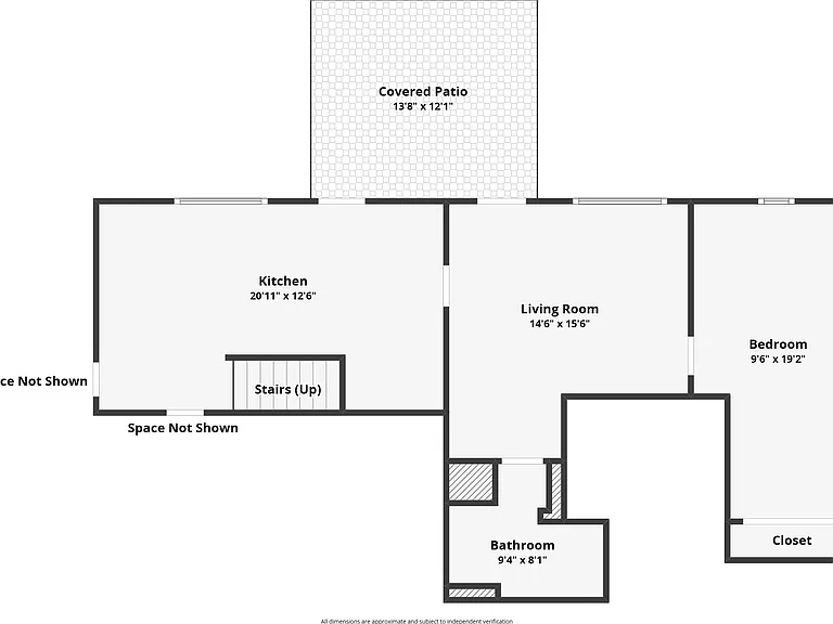 TERRACE LEVEL WALK OUT APARTMENT FLOOR PLAN