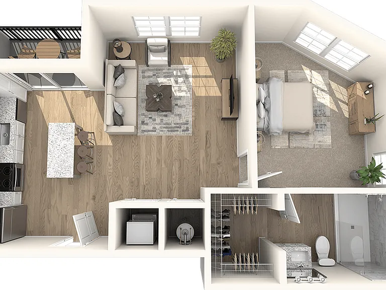 One Bedroom, One Bathroom One Bedroom, One Bathroom