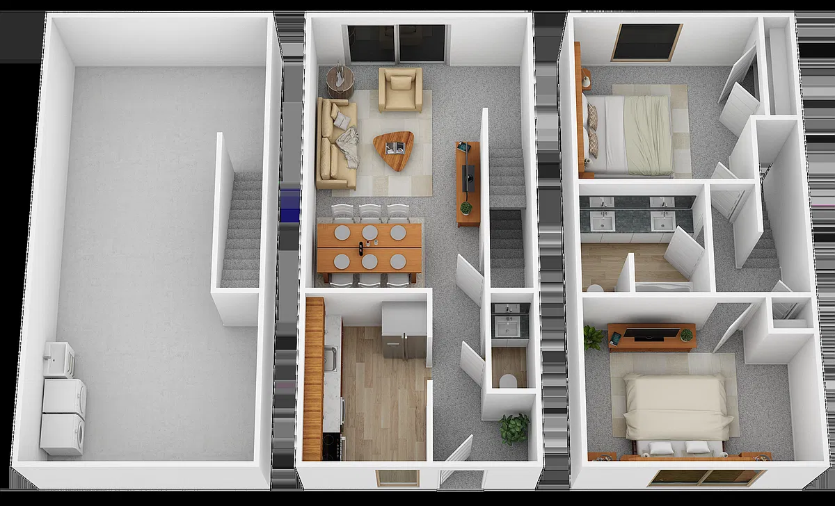 Floor plan Manistee Townhouse